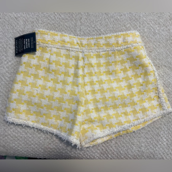 NWT Retrofete Adri Short in Yellow & White ($345) - Size Large - Picture 3 of 7
